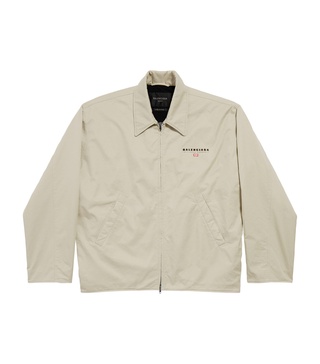 Men's Zip-up Jacket  in Military Beige