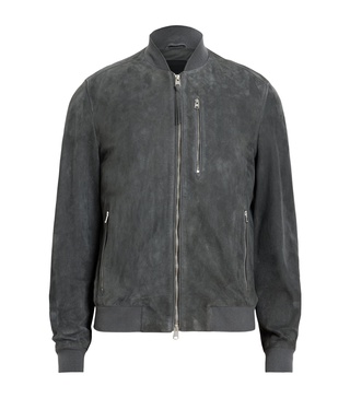 Suede Kemble Bomber Jacket