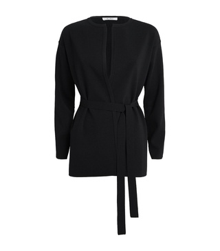 Crepe Tie Cardigan