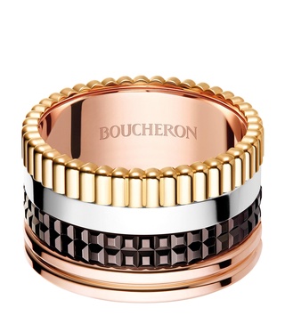 Mixed Gold Quatre Classique Large Ring
