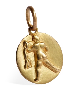 Yellow Gold Mythology Aquarius Pendant