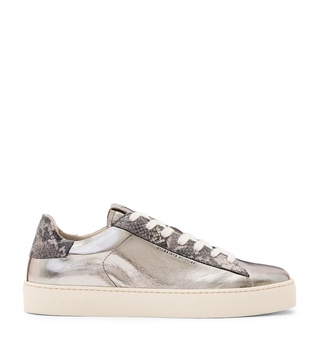 Leather Shana Metallic Sneakers