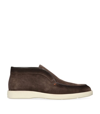 Suede Detroit High-Top Loafers