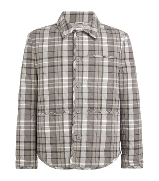 Quilted Check Shirt Jacket