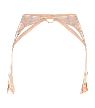 Floral Suspender Belt