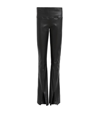 Leather Cora Flared Trousers