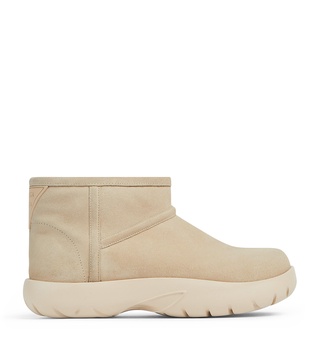 Snap Mini shearling-lined suede ankle boots