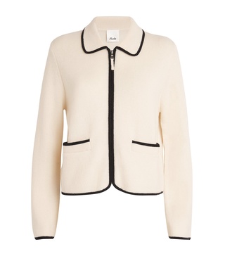 Virgin Wool-Cashmere Cardigan