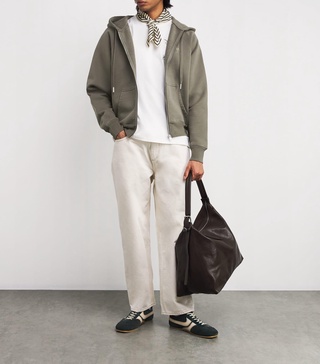 Organic Cotton Ami de Coeur Zip-Up Hoodie