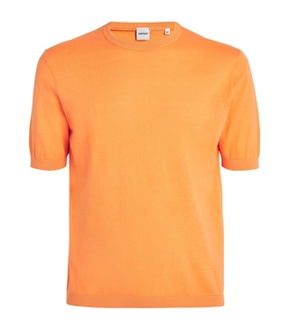 Cotton Knitted T-Shirt