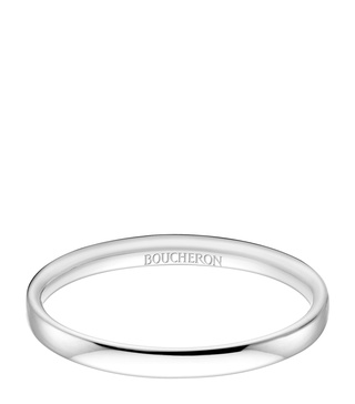 Small Platinum Epure Wedding Band