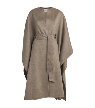 Cashmere Muretto Belted Cape