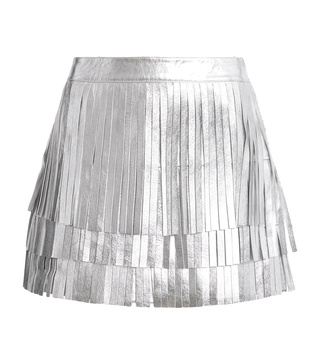 Metallic Aisha Mini Skirt