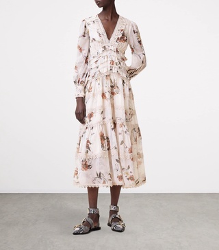 Floral Zora Midi Dress
