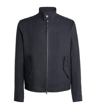 Cotton Zip Blouson Jacket