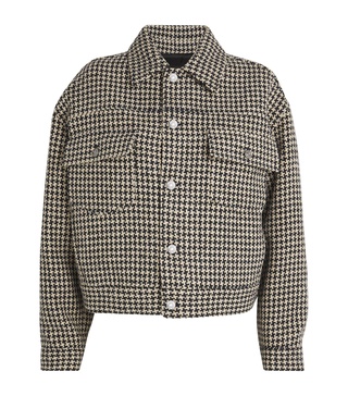 Tweed Houndstooth Jacket