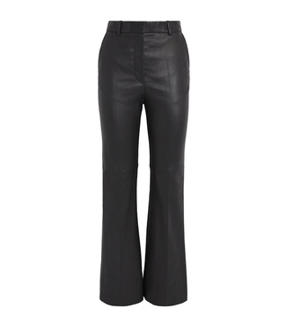 Leather Tafira Flared Trousers