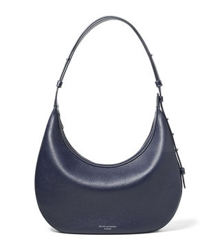 Leather Hudson Crescent Cross-Body Bag
