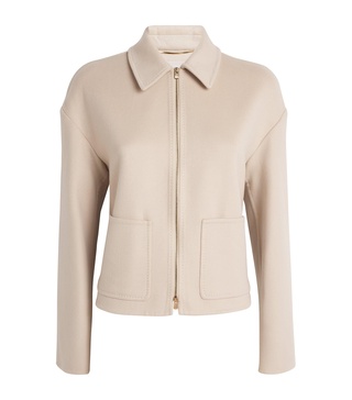 Cashmere Short Shirt Jacket