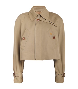 Graziano Cut-Off Trench Coat