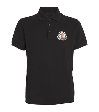 Piqué Cotton Logo Polo Shirt