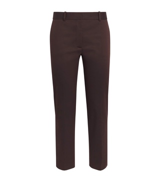 Cotton-Blend Cropped Bing Court Trousers