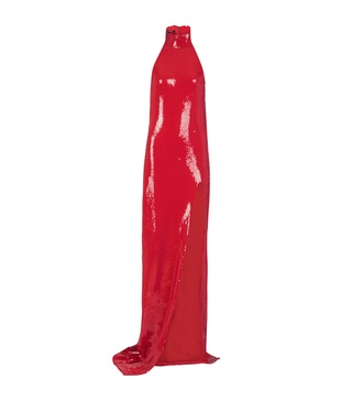 Sequinned Halterneck Maxi Dress