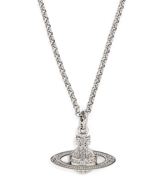 Mini Bas Relief Orb Necklace