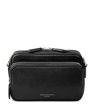 Leather Reporter East West Messenger Bag