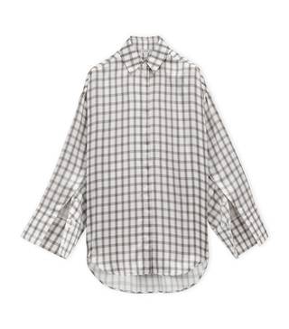Silk Check Shirt