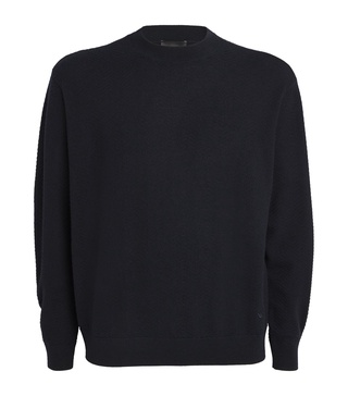Virgin Wool Textured Sweater