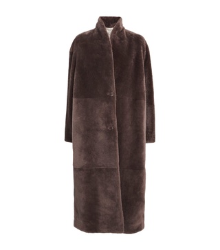 Velvet Shearling Coat