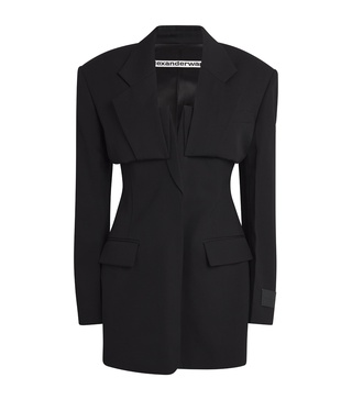 Wool Blazer Mini Dress