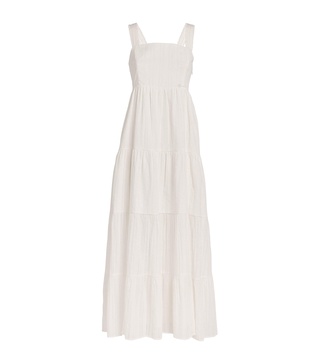 Cotton-Gauze Ginseng Maxi Dress