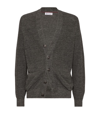 Linen-Cotton Cardigan