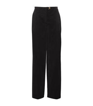 Cotton Wide-Leg Amanda Trousers