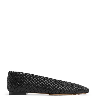 Intreccio Leather Sofia Ballet Flats
