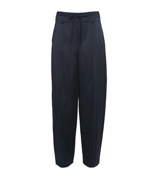 Double-Waistband Tailored Trousers