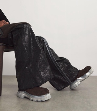 Suede Bozo Tractor Chelsea Boots