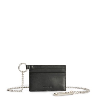 Leather Makoto Chain Card Holder