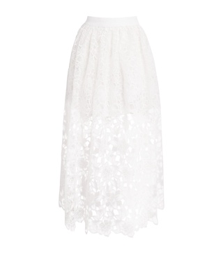 Cotton Crochet Maxi Skirt