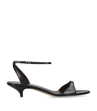 Vika Leather Heeled Sandals 35