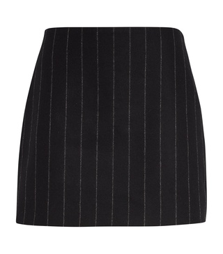 Wool-Blend Pinstripe Tierra Mini Skirt