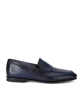 Leather Carlos Penny Loafers