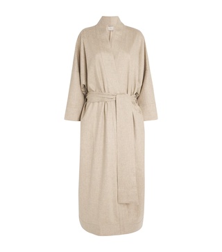 Lambswool-Cashmere Athens Robe