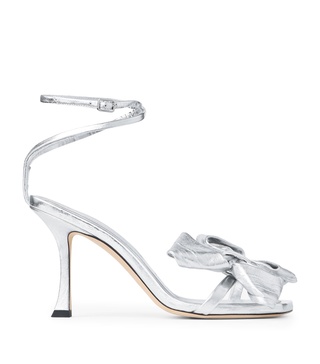Staz 90 Metallic Lambskin Sandals
