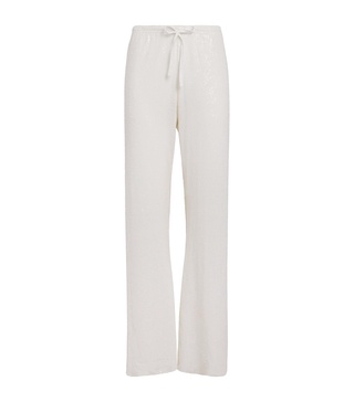 Sequinned Straight Trousers