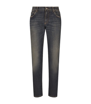 Logo Plaque Slim Jeans