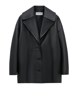 Lambskin Cropped Coat
