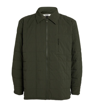 Quilted Zip-Up Jacket